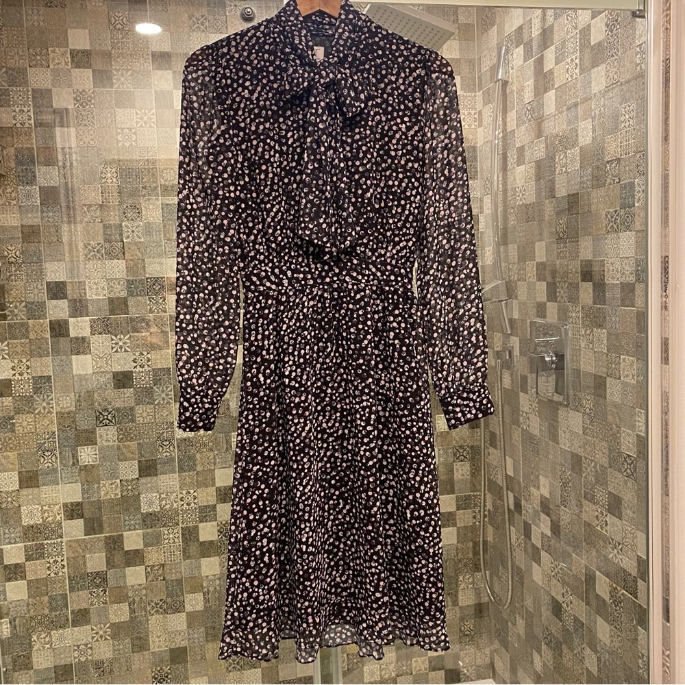 Brand new Tristan chifron dress - 1-purple and Light pink floral print